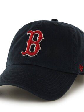 Boston Red Sox '47 Brand Navy Blue Clean Up Adjustable Hat OSFA